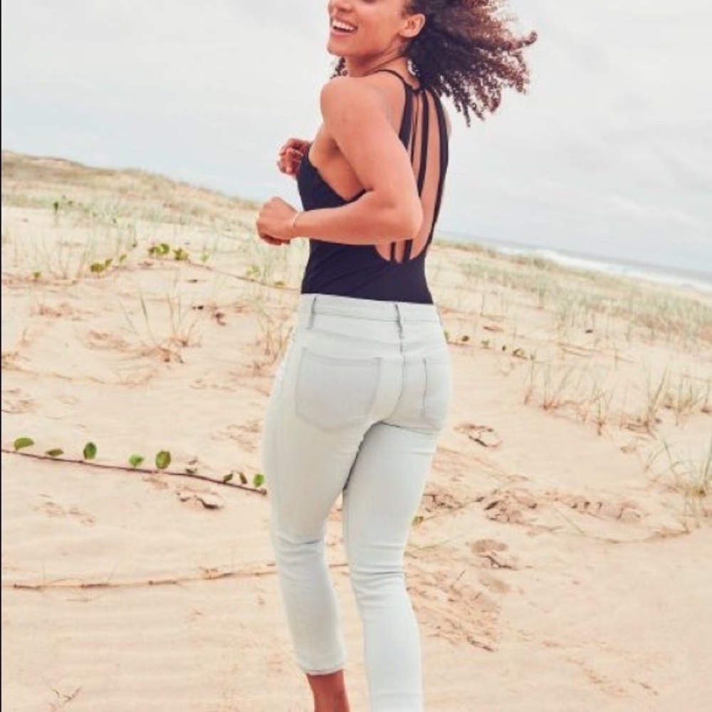 Athleta Sculptex Skinny Jeans Light Wash